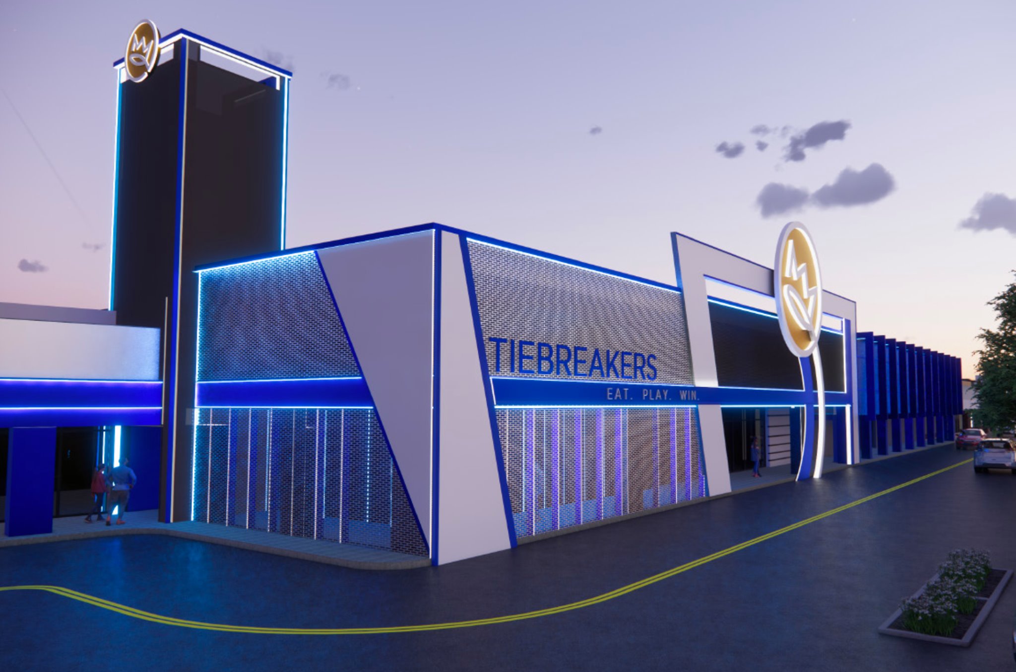 New entertainment venue, Tiebreakers set to open in Johnson City, Tennessee  in Spring.
