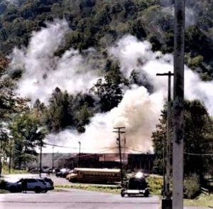 NEW: Several departments battle four-alarm fire at Buchanan County’s Hurley High School