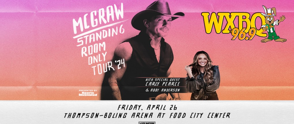Win Tickets to See Tim McGraw & Carly Pearce!