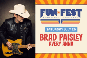 Brad Paisley at Fun Fest Sunset Concert