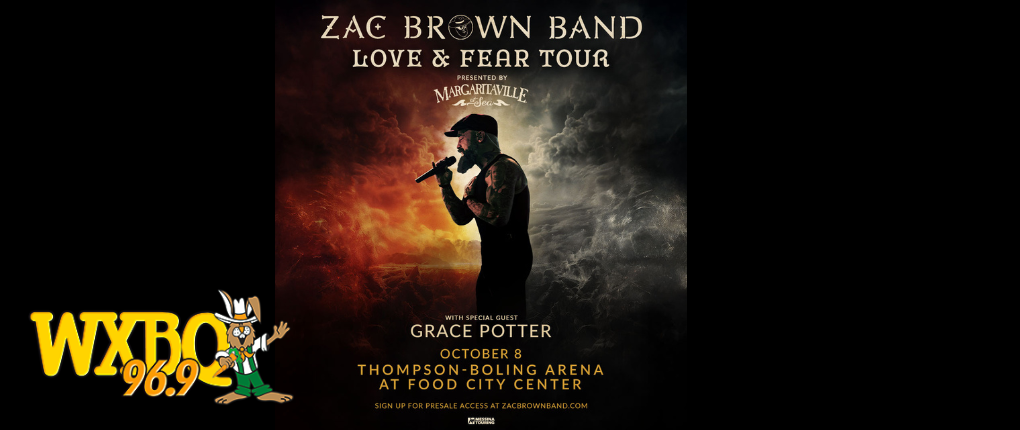 Zac Brown Band Love & Fear Tour presented by Margaritaville at Sea