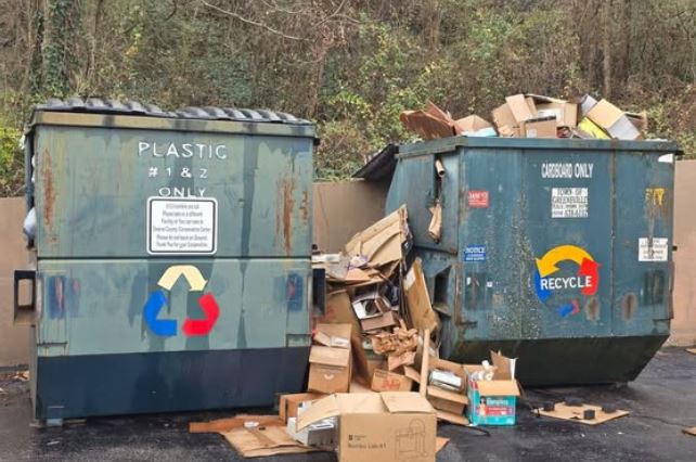 Trashy behavior results in recycle center shutdown in Greeneville