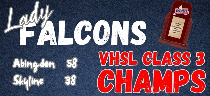 Abingdon Lady Falcons win VHSL State basketball Championship