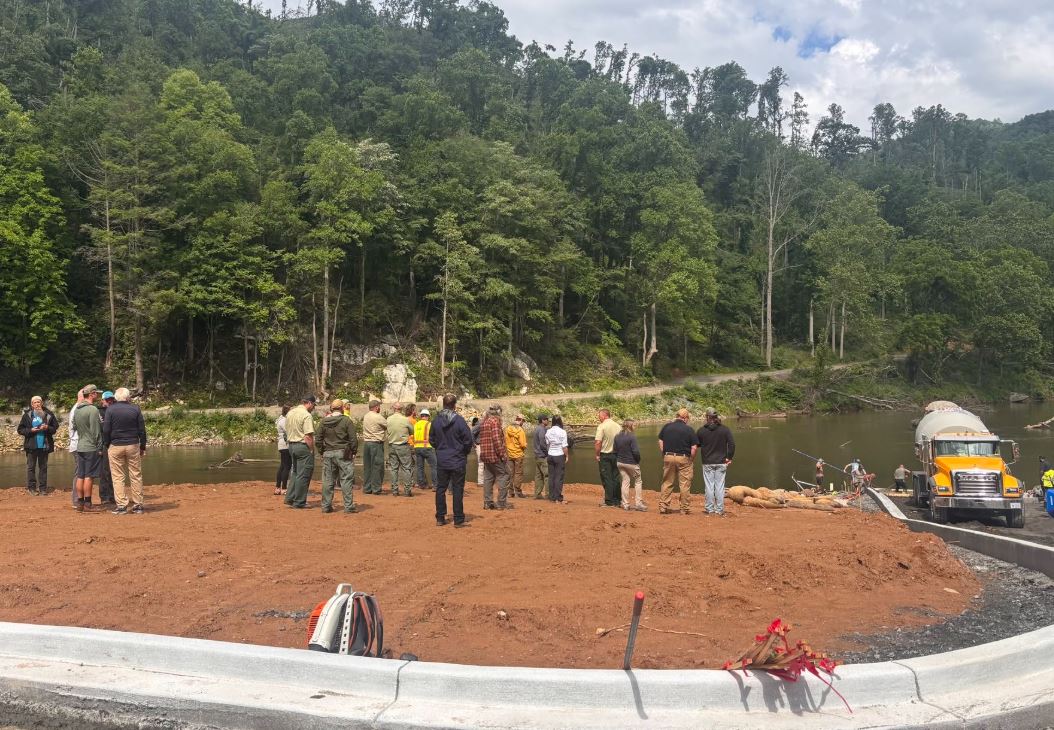 Federal forest service crews ready North Carolina boat launch for unveiling