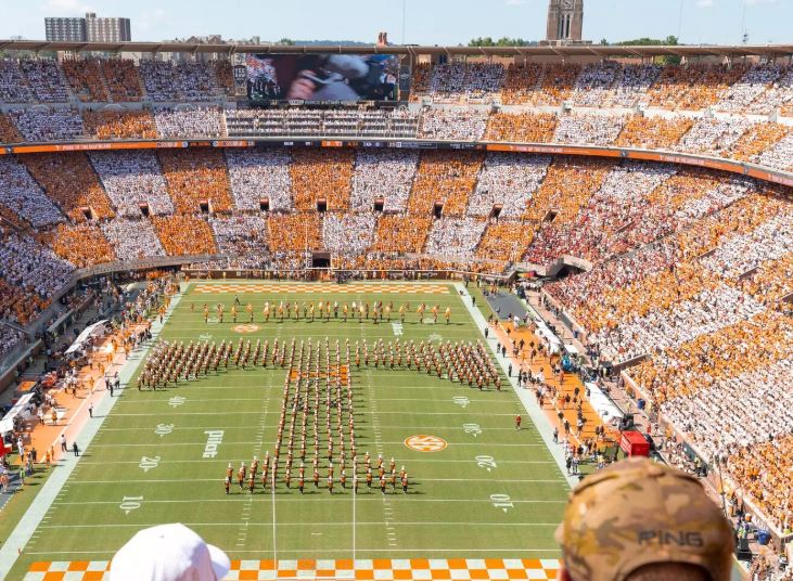 TV times for Tennessee football announced