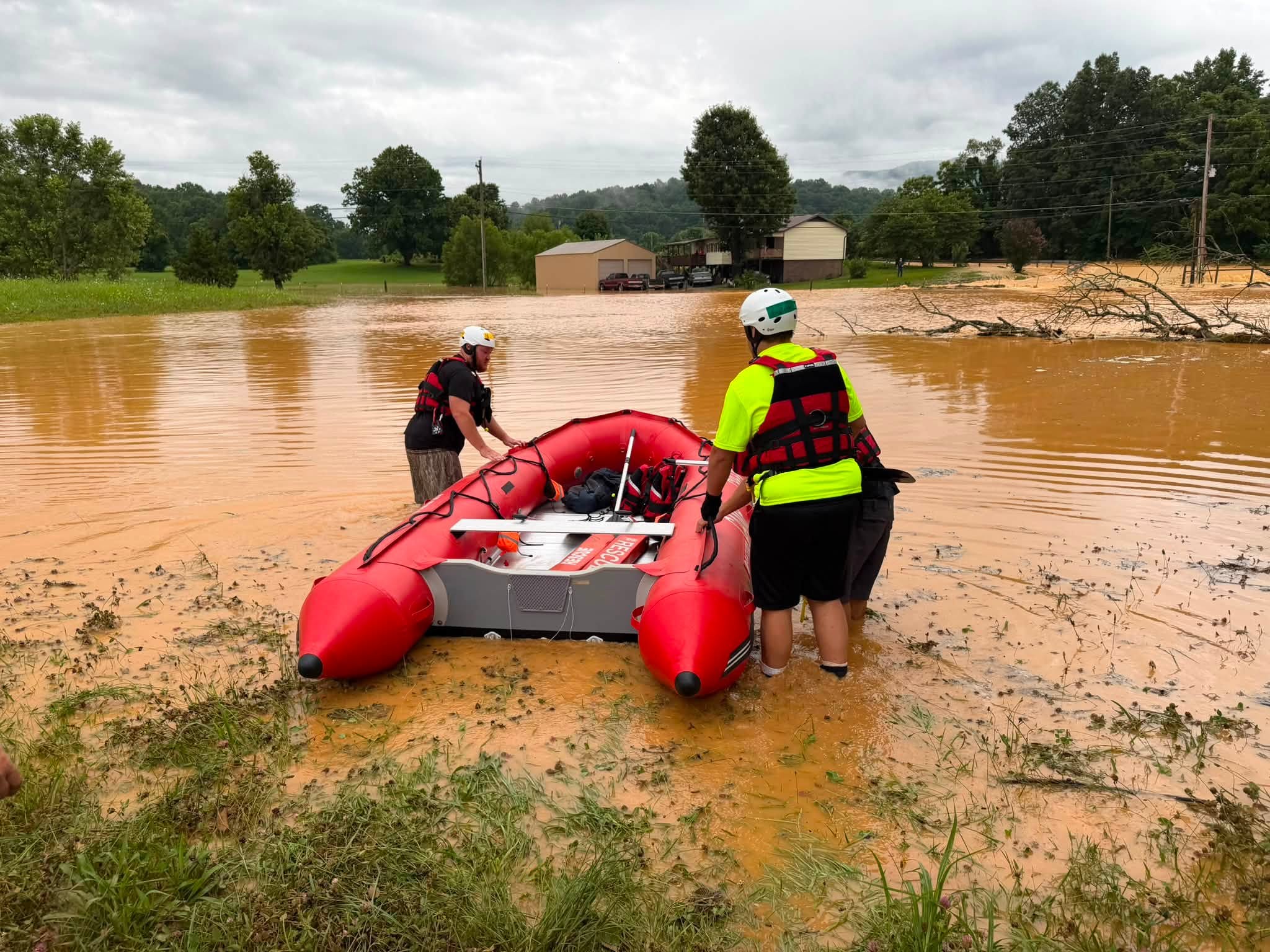 Emergency management needs reports of flood damages in Greene County