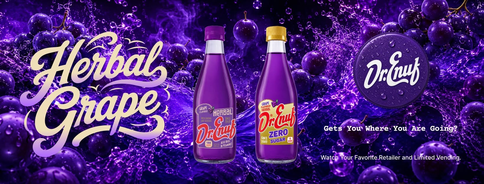 New grape Dr. Enuf flying off store shelves