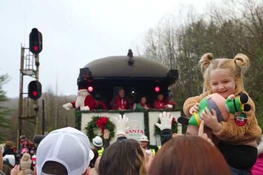 November 21: The date of the 84th excursion of the CSX Santa Train